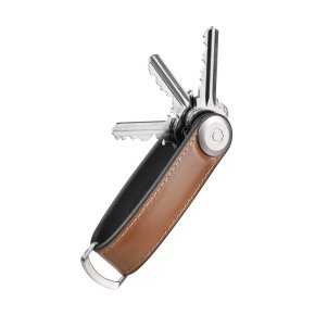 orbitkey Key Organiser Hybrid leather acorn